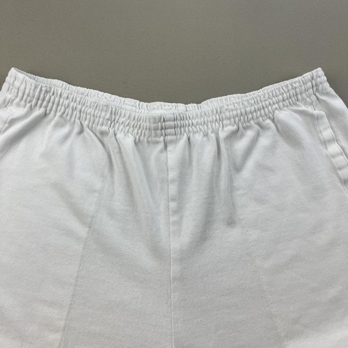 Pantalones Cortos Deportivos Russell De Colección Para Hombre XL Blanco Cordón Atlético EE. UU. Años 70 - Imagen 2 de 11