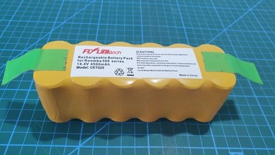 Flylinktech Akku für Roomba 500er Serie 14.4V 4500mAh Ersatzakku         _0.67_5