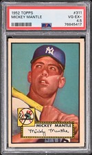 1952 Topps Mickey Mantle #311 PSA 4.5