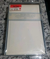 Print Your Own Wedding Invitation Kit 50 Count - G Squared Templates Brand - NIP