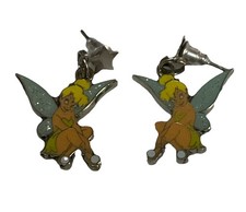Walt Disney Tinker Bell Enamel Disney Earrings Double Sided