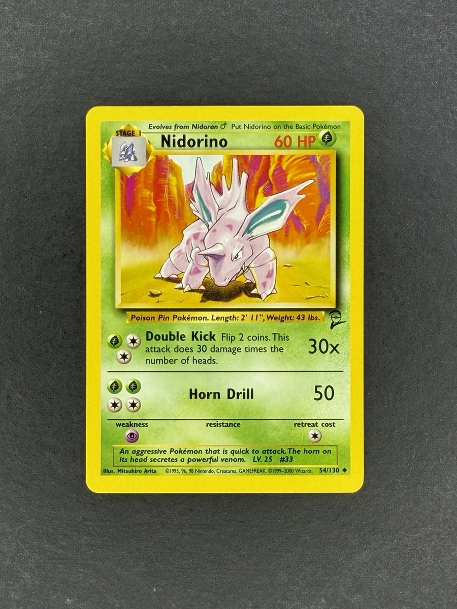 Nidorino Pokemon Card for sale | eBay