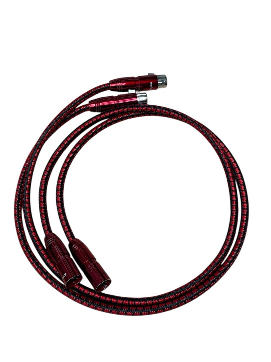 AudioQuest King Cobra XLR Cables; 1m Pair Balanced Interconnects