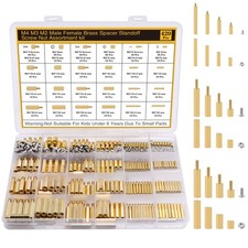 420pcs M2 M3 M4 Motherboard Standoffs screws nuts Kit Hex Malefemale Brass Space