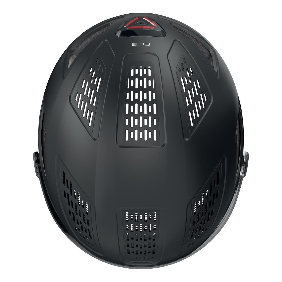Casque vélo visière Abus Hyban 2.0 Ace avec lumière arrière intégrée et ventilation