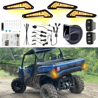 UTV Turn Signal Street Legal Kit w/ Horn For Can-Am Commander XT 1000 800 700