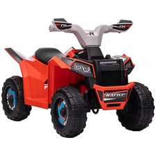 Kids 6V Ride - On ATV Four - Wheeler with Forward Reverse, Red, for Toddlers 18