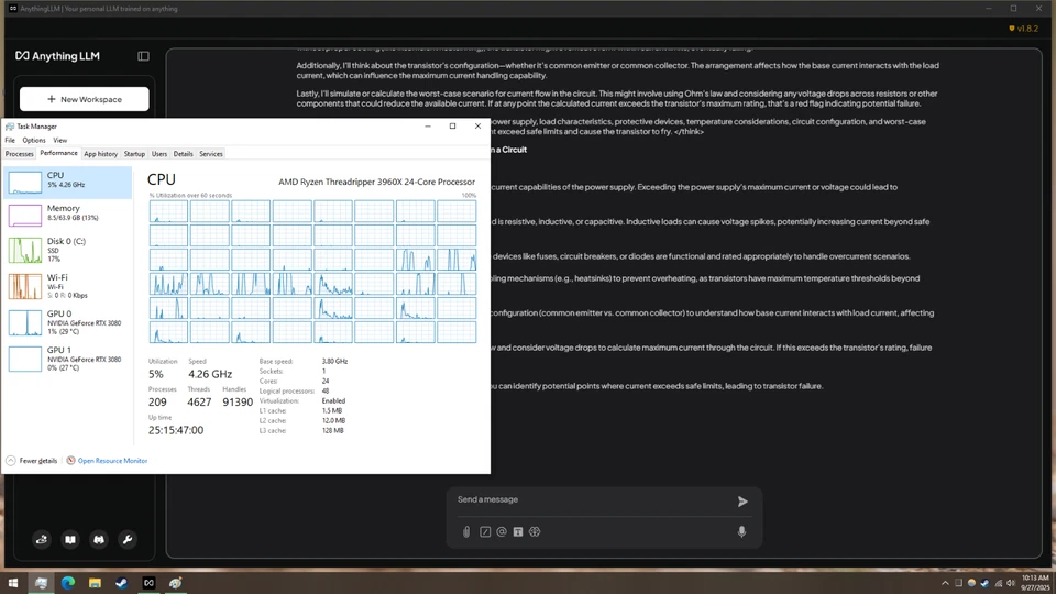   LAMBDA Vector AI GPU Workstation – AMD 3960X / 64GB RAM / 2x RTX 3080 20GB - Image 3 of 3