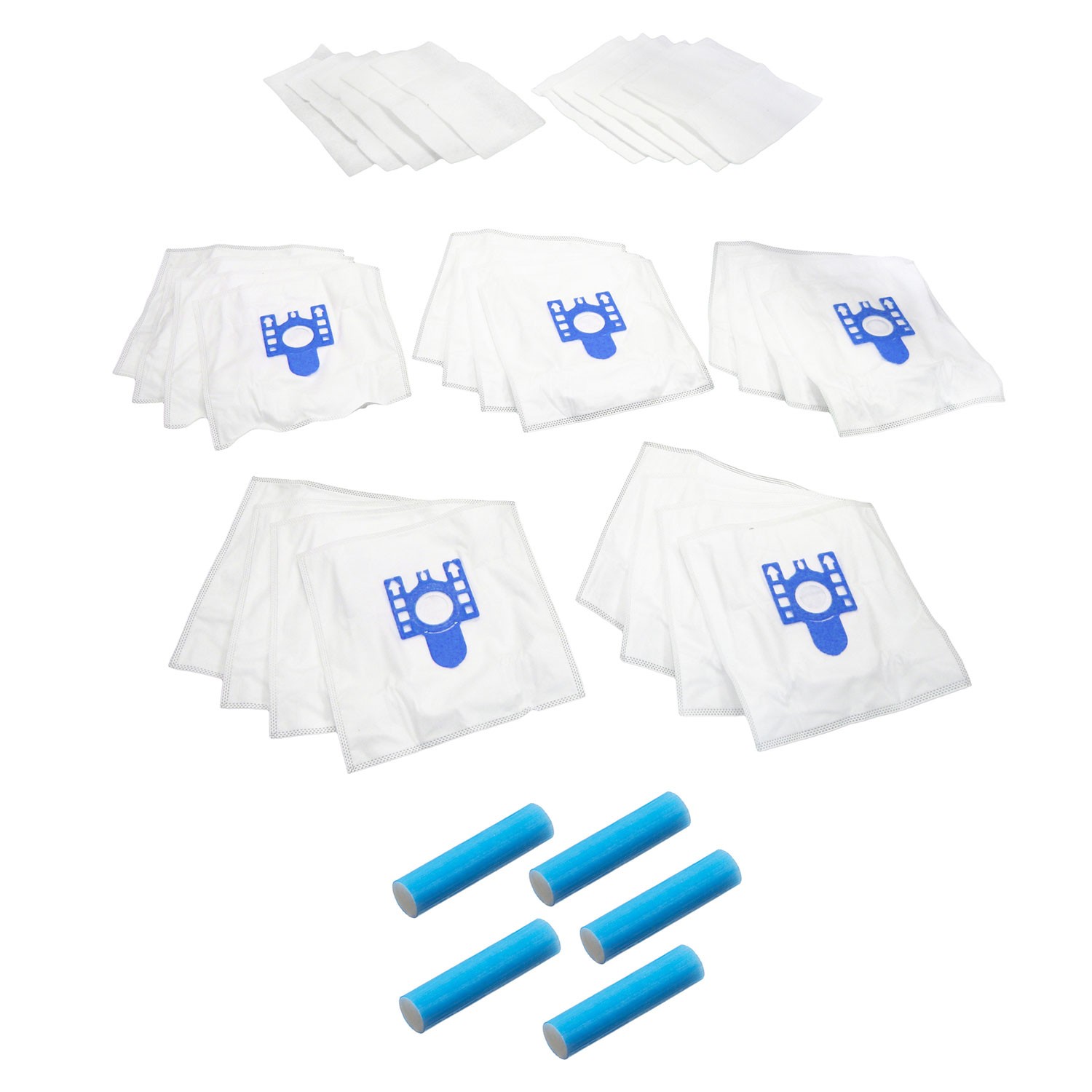 Compatible for Miele 'GN' Type SMS Bags & Filter Kit (Pack of 20+10)