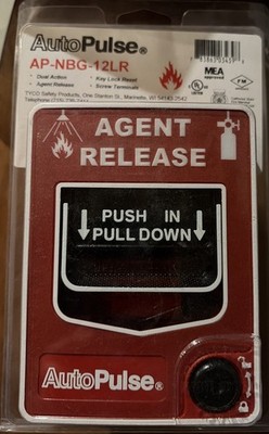 AutoPulse AP-NBG-12LR Agent Release Alarm Pull Station
