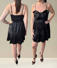 Vine & Love Adjustable Strap Smocked Back Mini Dress Black