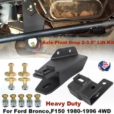 For 1980-1996 Ford Bronco F150 4WD Axle Pivot Drop with Camber 2-3.5" Lift Kit