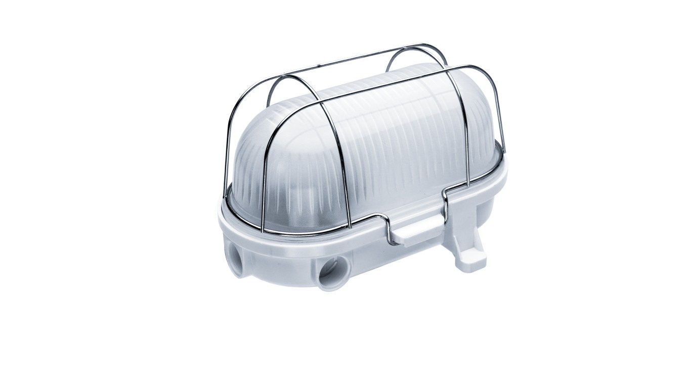 Channel Light OVAL-7040B, E27, 60W, White-Bakelite A1160-M