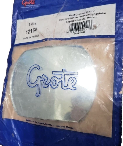 Grote 12164-5 Stick-On 4" x 5-1/2" Convex Mirror