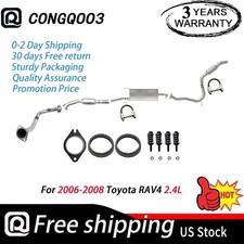 Complete Exhaust System Fits 2006 2007 2008 Toyota RAV4 2.4L Fast Dispatch New