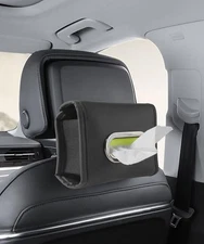 Car Tissue Holder, Tissue Box Cover Rectangle PU Leather Backseat for Truck, SUV