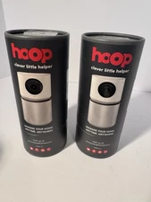 Lot of 2 Hoop Home Security Cameras.  Night Vision 1080P WiFi.  HOOPPC01W  New