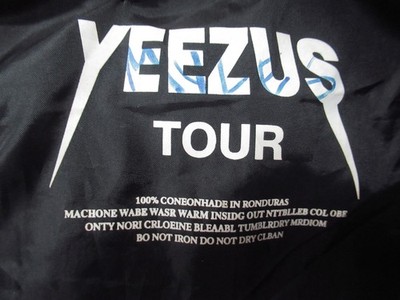 Adidas x Kanye West Yeezus Tour Season 1 Black Windbreaker One Size | eBay