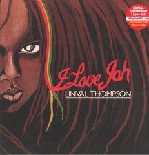 Image of Linval Thompson I Love Jah LP vinyl Europe Burning Sounds 2024 Limited 180g red