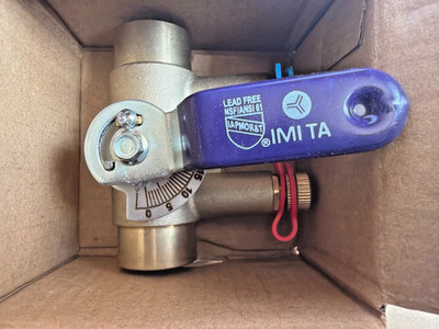 IMI TA TA-BBV LF 03D10077 Manual Balancing Ball Valve Lead Free 1/2''-2'' NIB