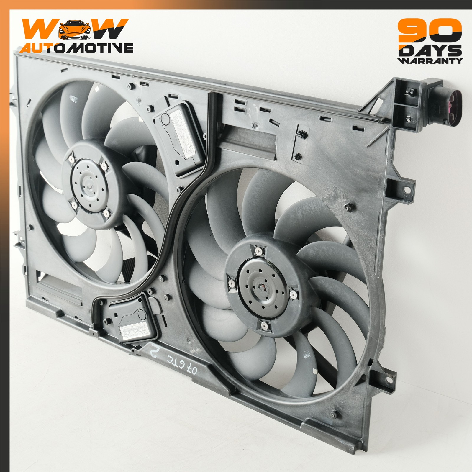 04-13 BENTLEY CONTINENTAL GTC FLYING SPUR ENGINE COOLING FAN MOTOR ASSEMBLY OEM