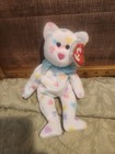 TY Beanie Babies, Kissme Teddy Bear Plush Toy, 2001 MWMT — photo 1