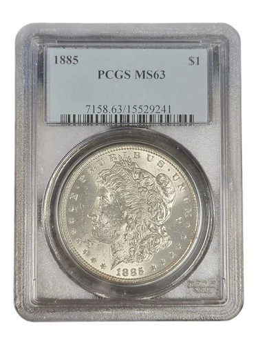 1885 $1 PCGS MS63 Silver Morgan Dollar Coin