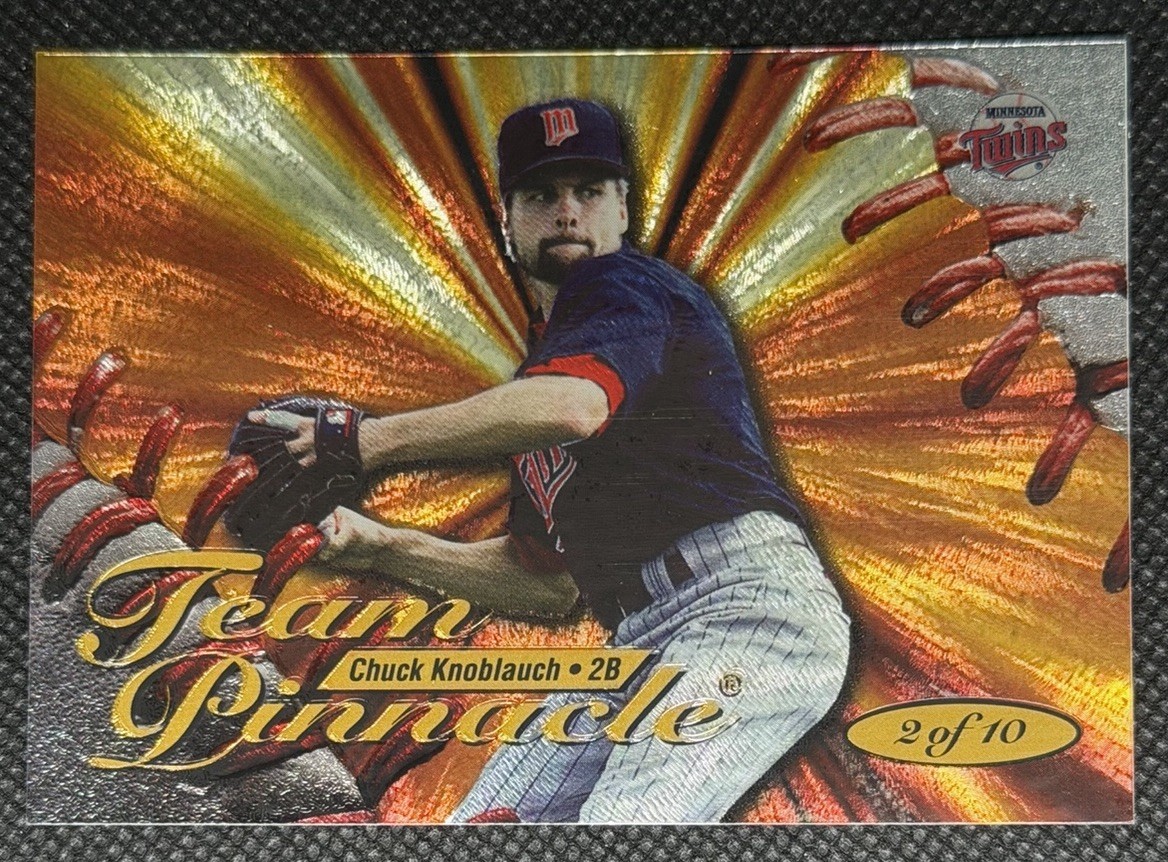 1997 Pinnacle - Team Pinnacle Chuck Knoblauch, Eric Young #2