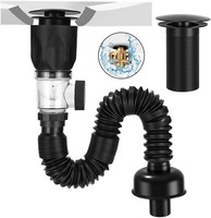 Waschbecken Ablaufgarnitur, Abflussrohr Kit FüR Waschbecken Abfluss, Mit Pop-Up