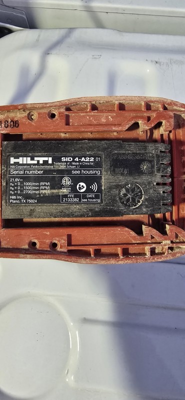 Hilti SID 4-A22 21.6V Li-Ion Compact Impact Driver 1/4 in Keyless Chuck