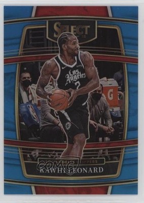 2021-22 Panini Select Concourse Light Blue Prizm 148/299 Kawhi Leonard #20 1q0b