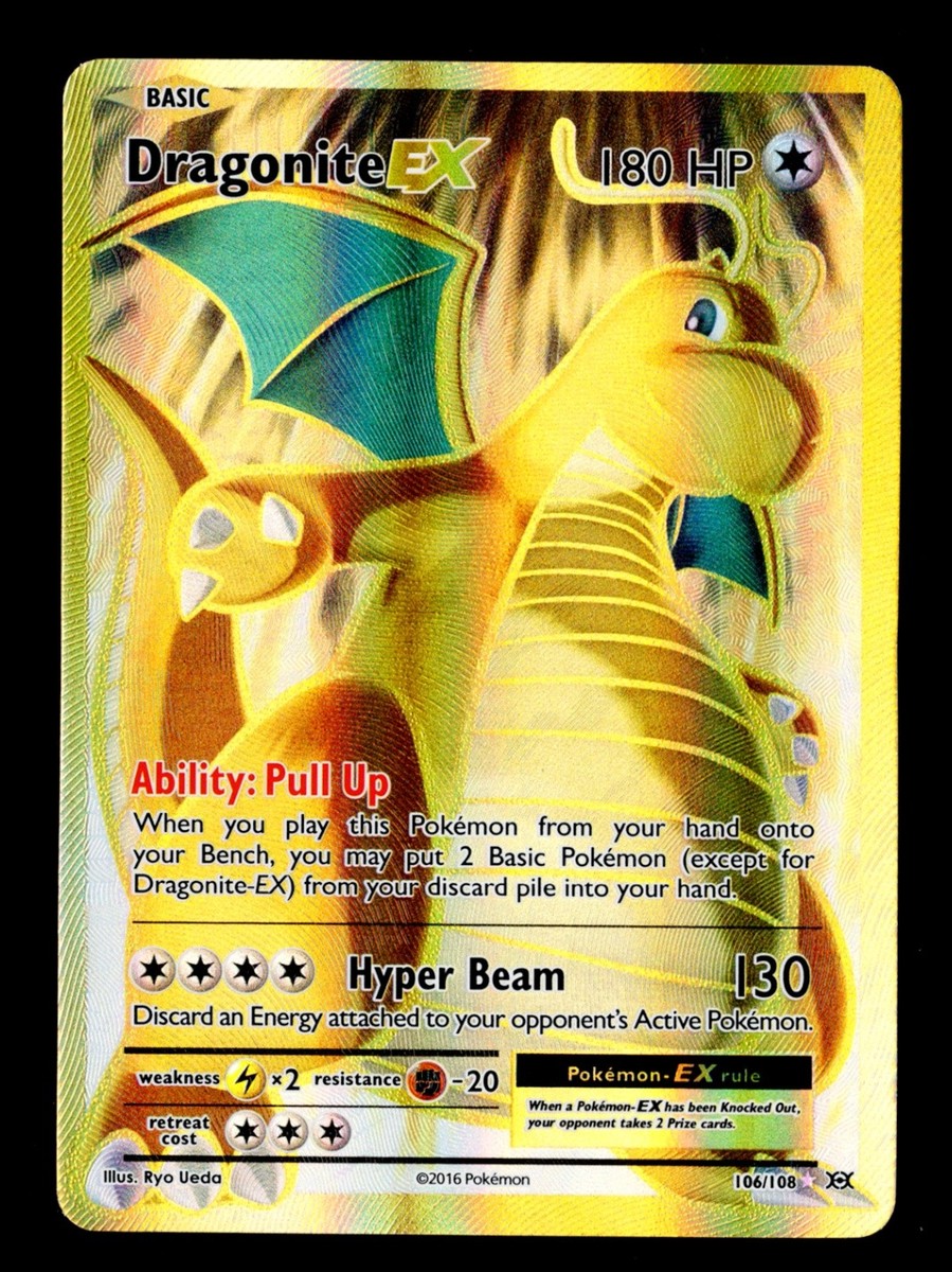 Dragonite EX (Full Art) Ultra Rare XY - Evolutions 106/108 NM | eBay