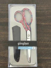 GINGHER DESIGNER Collector Series SCISSORS / Shears -Retired- FREEDOM  8" NEW 