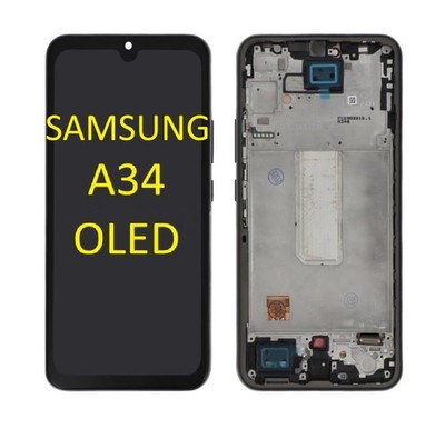Display für Samsung Galaxy A34 5G SM-A346B OLED Touchscreen mit Rahmen