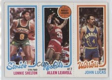 1980-81 Topps Lonnie Shelton Allen Leavell John Lucas #96-104-231 0w6