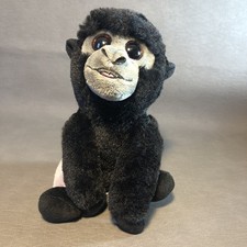 Ty Original Beanie Babies VelveTy Black BO Gorilla 7" Monkey Stuffed Animal 2017