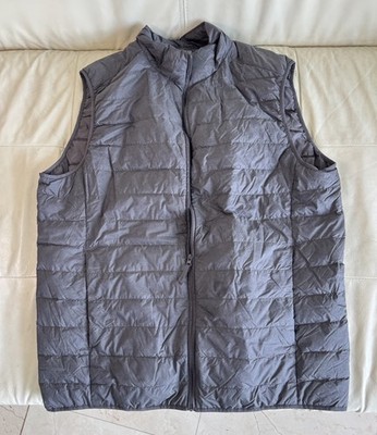Uniqlo Men's Quilted GreyGoose Down Vest