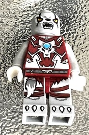 Lego Chima Minifigure - Worriz w/ Origanal Cape - Wolf/2 Face