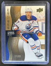2023-24 Upper Deck Premier Connor McDavid Gold #/65 Oilers