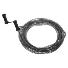 Drain Augers 15m Manganese Steel Drain Clog Remover Tool Black