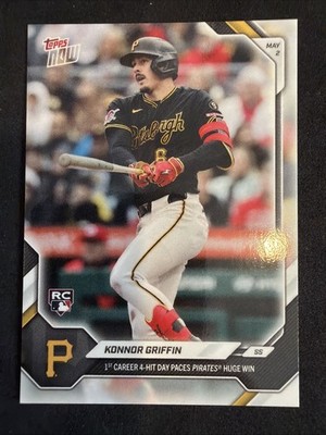 2026 Topps Now - Konnor Griffin #154 (RC) 1st Career 4-Hit day