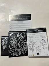 Stampin Up Thoughtful Wishes Bundle Used Free Shipping