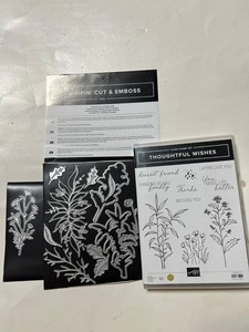 Stampin Up Thoughtful Wishes Bundle* Used*Free Shipping