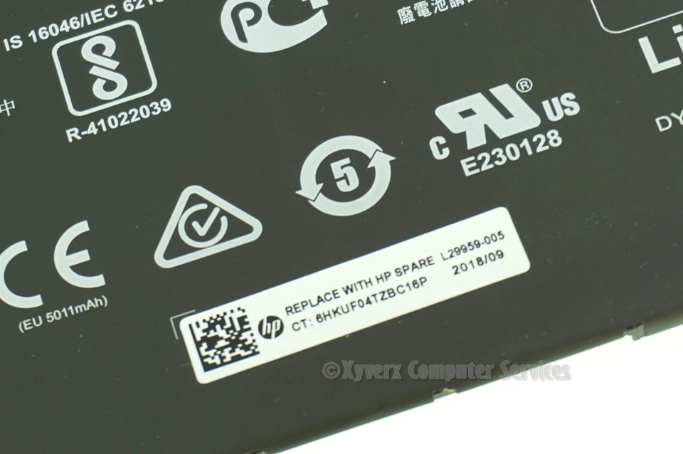 BATERÍA HP GENUINA L29959-005 SY03XL 11.55V 60.9WH 14-DA 14-DA0012DX (A)(DD12) Foto 3 de 3