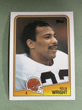 Felix Wright Rookie 1988 Topps Cleveland Browns #101 MM627