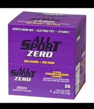 All-Sport Zero - Sports Drink Sticks - 50 Count Grape