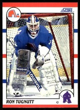 Ron Tugnutt 1990-91 Score  #126 Nordiques NHL READ FREE SHIPPING AutographDen
