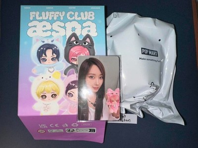 AESPA OFFICIAL POP MART BLIND BOX FLUFFY CLUB SERIES JELLY PLUSH