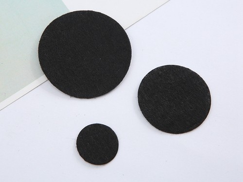 Craft DIY Felt Pads Round Fabric Pads White Patches Arts Craft 15-50mm Free Ship - Picture 3 of 14