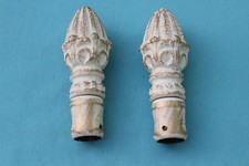 TERMINALI MOTTURA MOD.PIGNA PER BASTONE TENDA DIAMETRO 20 MM. 11.5 X 4 CM